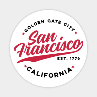 Vintage San Francisco California Golden Gate City USA Magnet